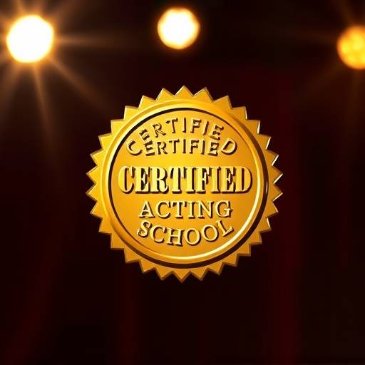 Image of the 'Certified Acting School' certification badge