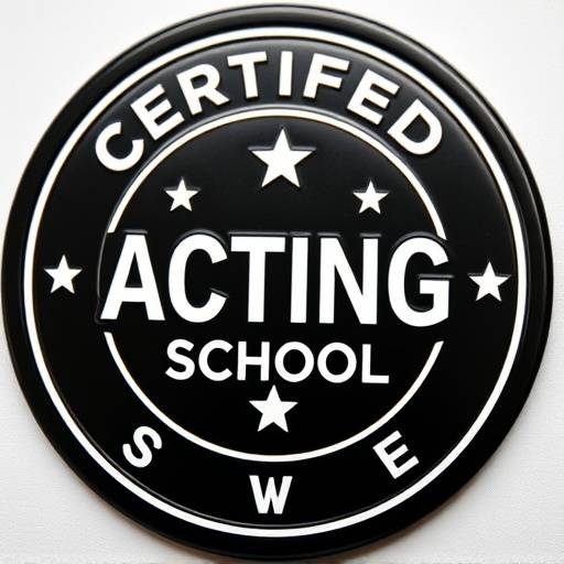 Image of the 'Certified Acting School' certification badge