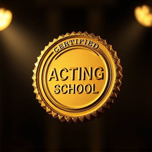 Image of the 'Certified Acting School' certification badge